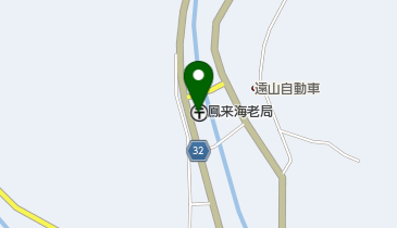 鳳来海老郵便局の地図画像