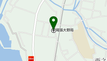 尾張大野郵便局の地図画像