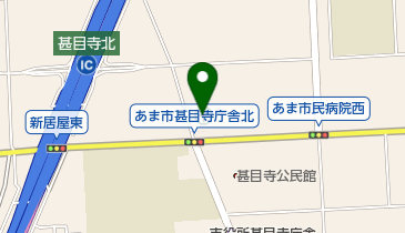 甚目寺郵便局の地図画像