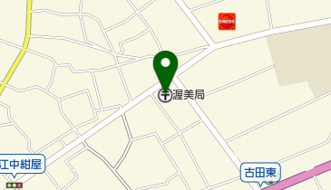 渥美郵便局の地図画像