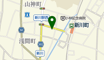 碧南新川郵便局の地図画像