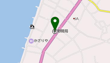 野間郵便局の地図画像