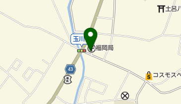 福岡郵便局の地図画像