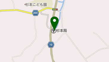 杉本郵便局の地図画像