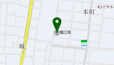 蟹江郵便局の地図画像
