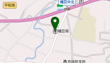 幡豆郵便局の地図画像