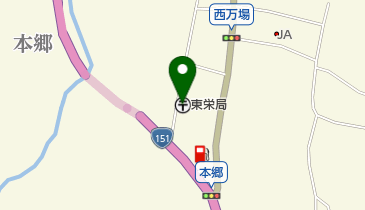 東栄郵便局の地図画像