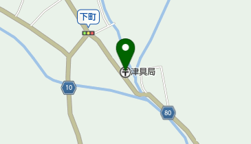 津具郵便局の地図画像