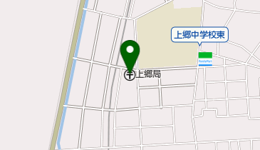 上郷郵便局の地図画像