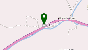 石野郵便局の地図画像