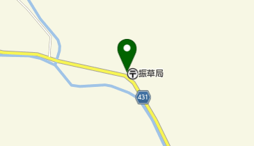 振草郵便局の地図画像
