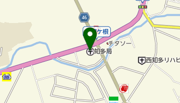 知多郵便局の地図画像