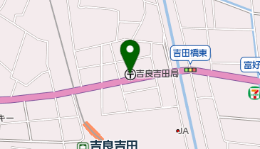 吉良吉田郵便局の地図画像