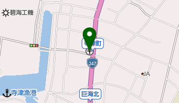 西尾寺津郵便局の地図画像