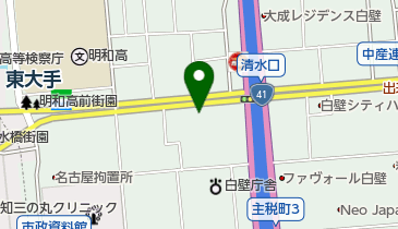 名古屋白壁郵便局の地図画像