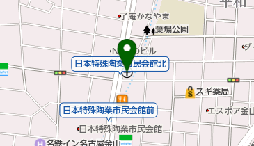 名古屋平和郵便局の地図画像