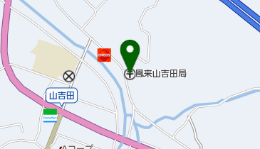 鳳来山吉田郵便局の地図画像