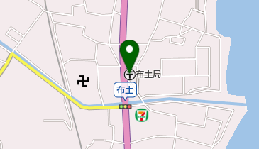 布土郵便局の地図画像