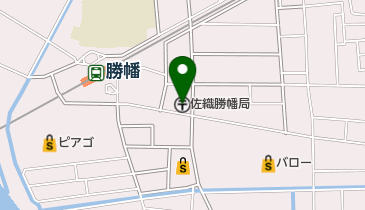 佐織勝幡郵便局の地図画像