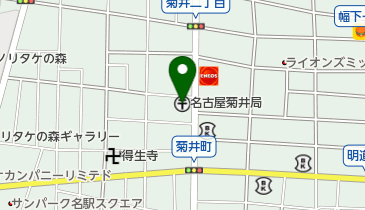 名古屋菊井郵便局の地図画像