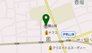 豊山郵便局の地図画像