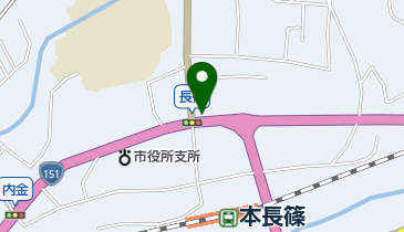 長篠郵便局の地図画像