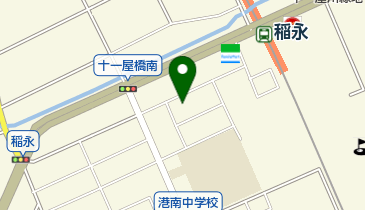 名古屋稲永郵便局の地図画像