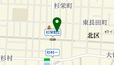 名古屋杉村郵便局の地図画像