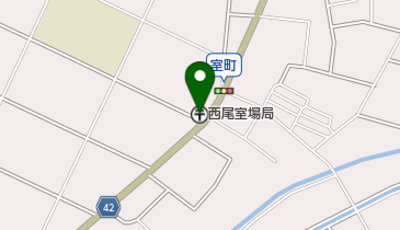 西尾室場郵便局の地図画像