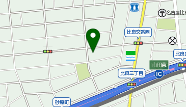 名古屋比良郵便局の地図画像