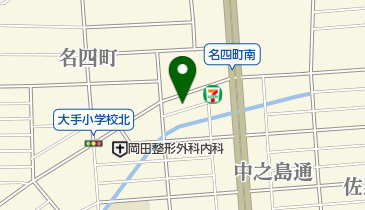 名古屋大手郵便局の地図画像