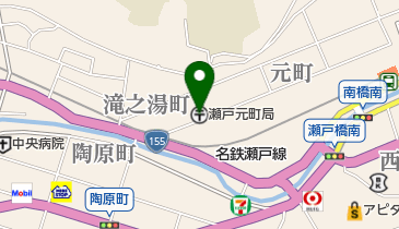 瀬戸元町郵便局の地図画像