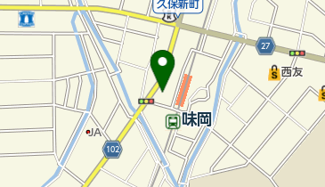 味岡郵便局の地図画像