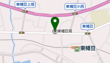 東幡豆郵便局の地図画像