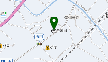 千郷郵便局の地図画像