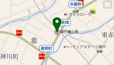 瀬戸幡山郵便局の地図画像