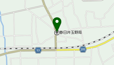 春日井玉野郵便局の地図画像