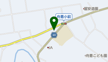 新城舟着郵便局の地図画像