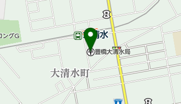 豊橋大清水郵便局の地図画像