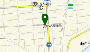 名古屋楠郵便局の地図画像