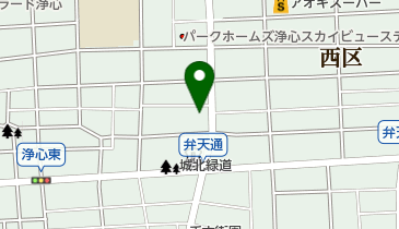 上名古屋郵便局の地図画像