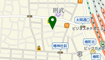 名古屋椿郵便局の地図画像