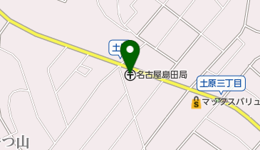 名古屋島田郵便局の地図画像