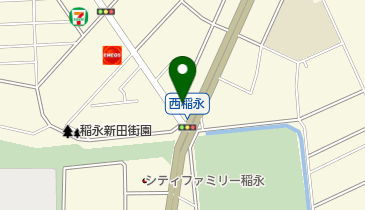 名古屋西稲永郵便局の地図画像