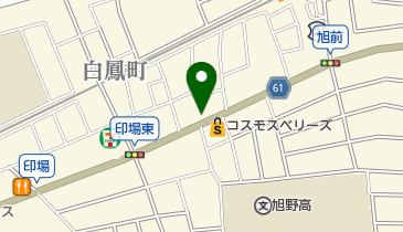 尾張旭印場郵便局の地図画像