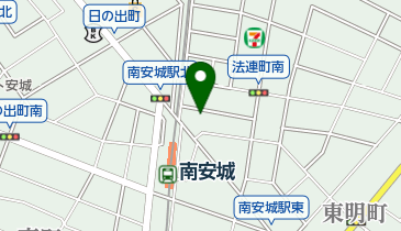 安城東明郵便局の地図画像