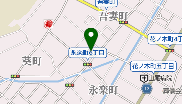 西尾永楽郵便局の地図画像