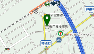 春日井神領郵便局の地図画像