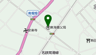 東海養父郵便局の地図画像