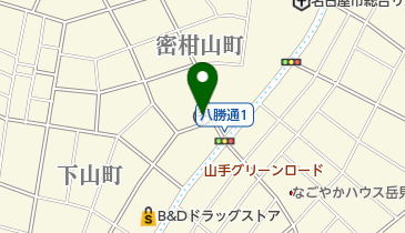 名古屋八勝通郵便局の地図画像